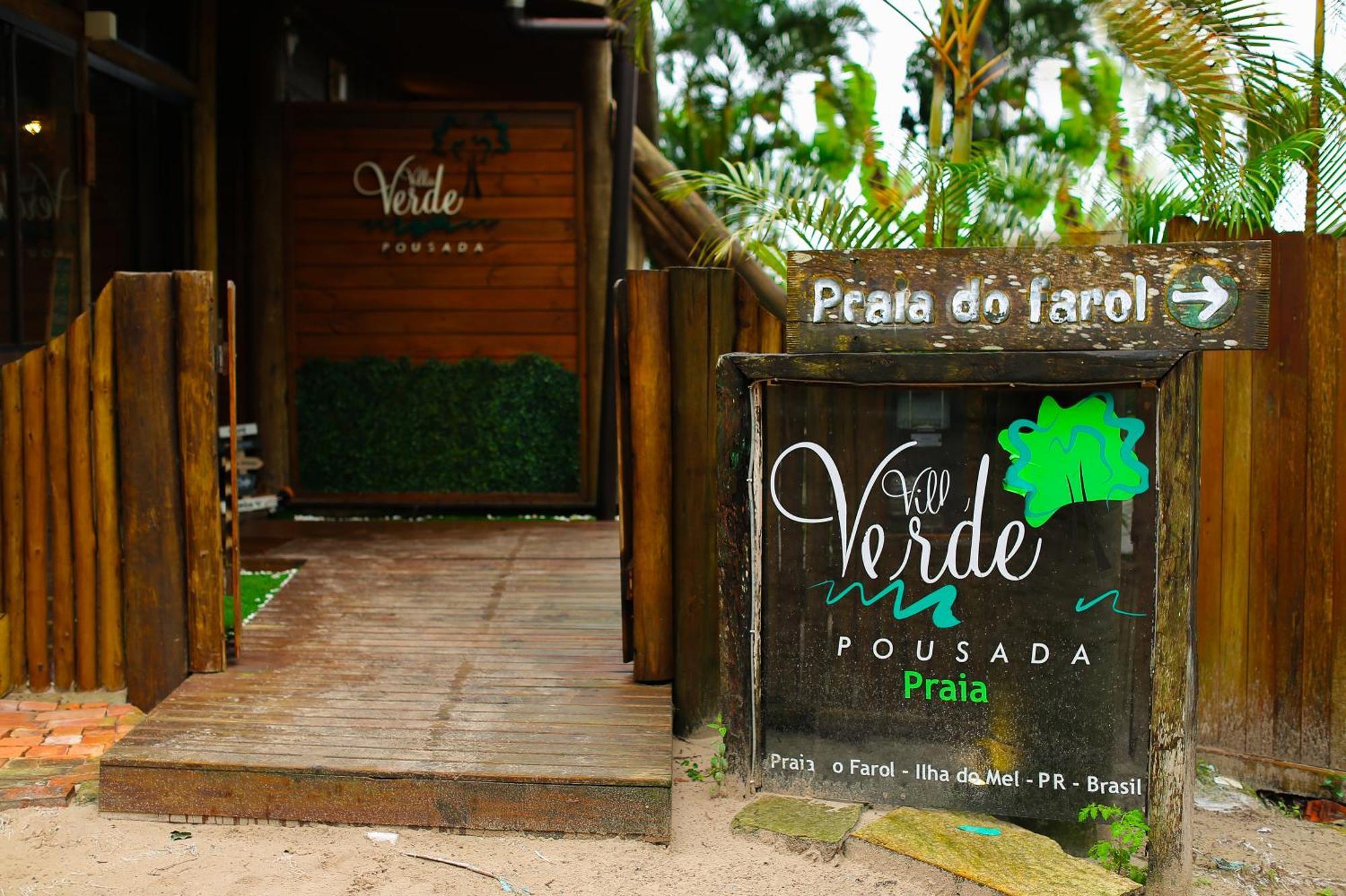 Pousada Villa Verde - Frente Para A Praia Do Farol อิลลาโดเมล ภายนอก รูปภาพ